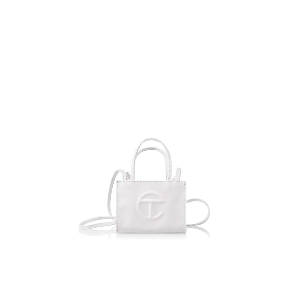 Telfar Small Shopping Bag - White